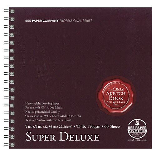 Bee Paper, Sketchbooks & Pads, Art & School, 93#, Super Deluxe, 808, 60 sheet, 108328